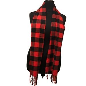 Cashmere Feel Buffalo Plaid Scarf